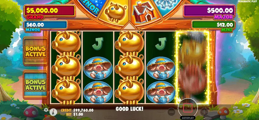Brick House Bonanza Gokkast screenshot 3